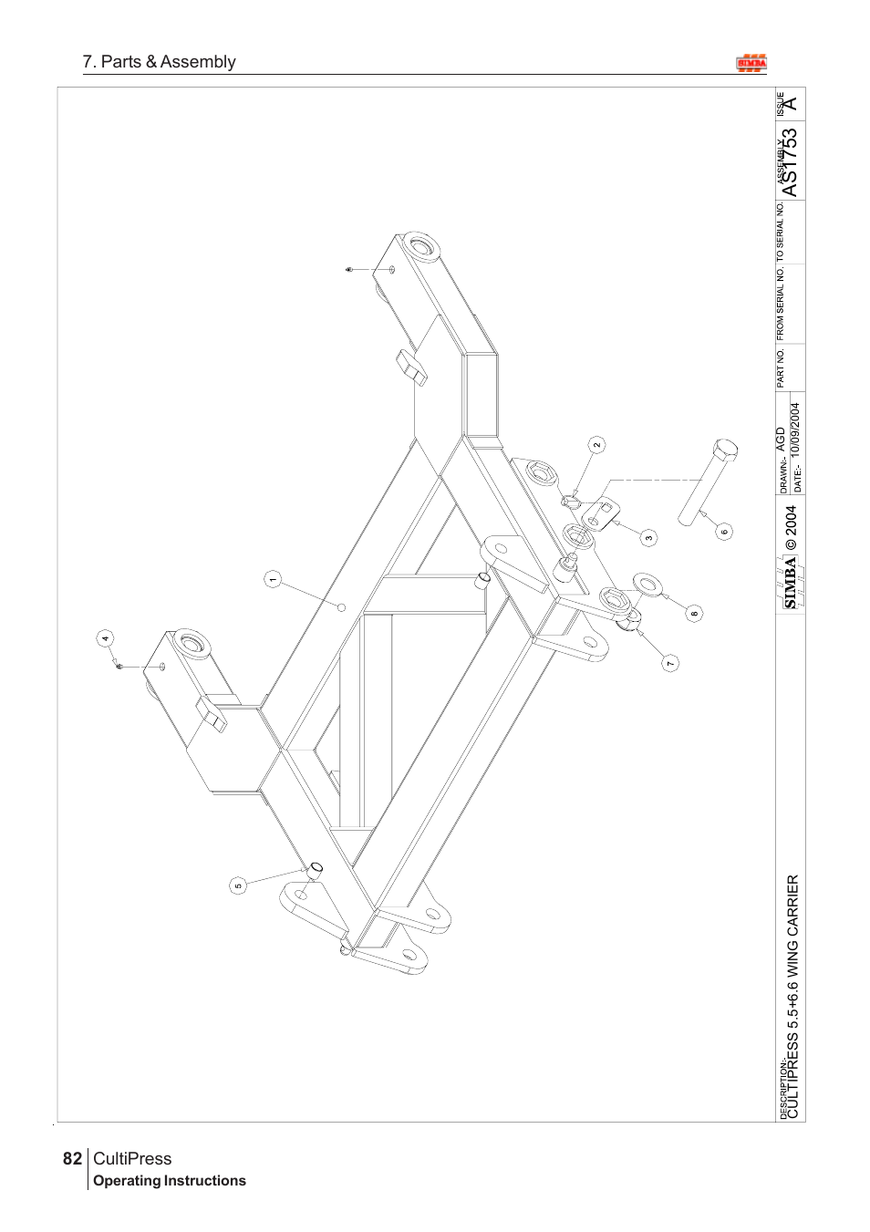 As 17 53 | Great Plains Simba Culti Press 2009 Parts Manual User Manual | Page 46 / 102