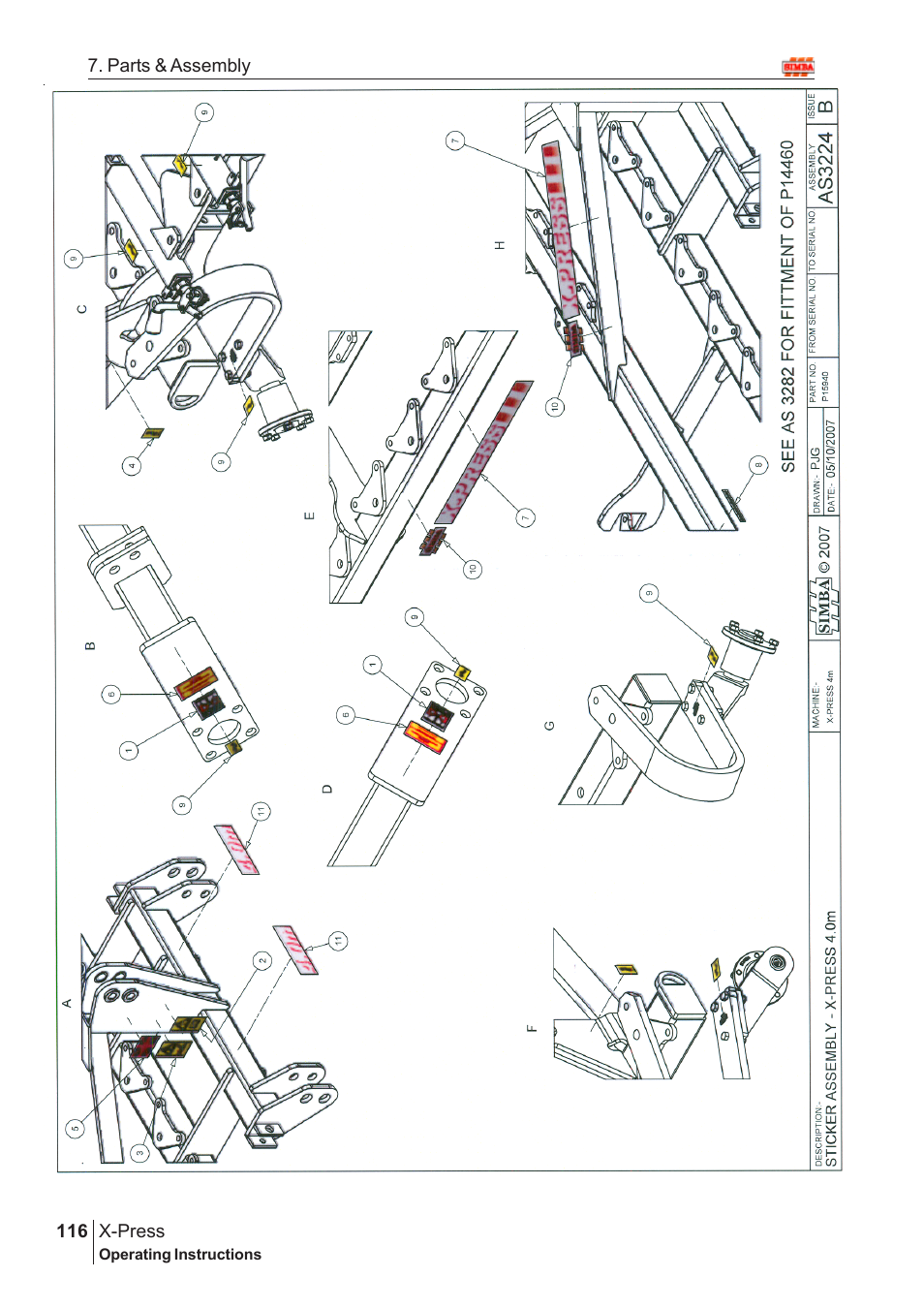 Great Plains X-PresS 2009 Assembly Instructions User Manual | Page 82 / 102