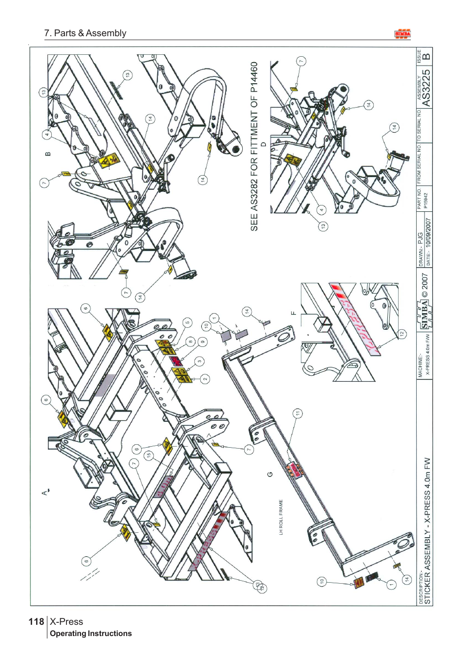 Great Plains X-PresS 2009 Assembly Instructions User Manual | Page 84 / 102