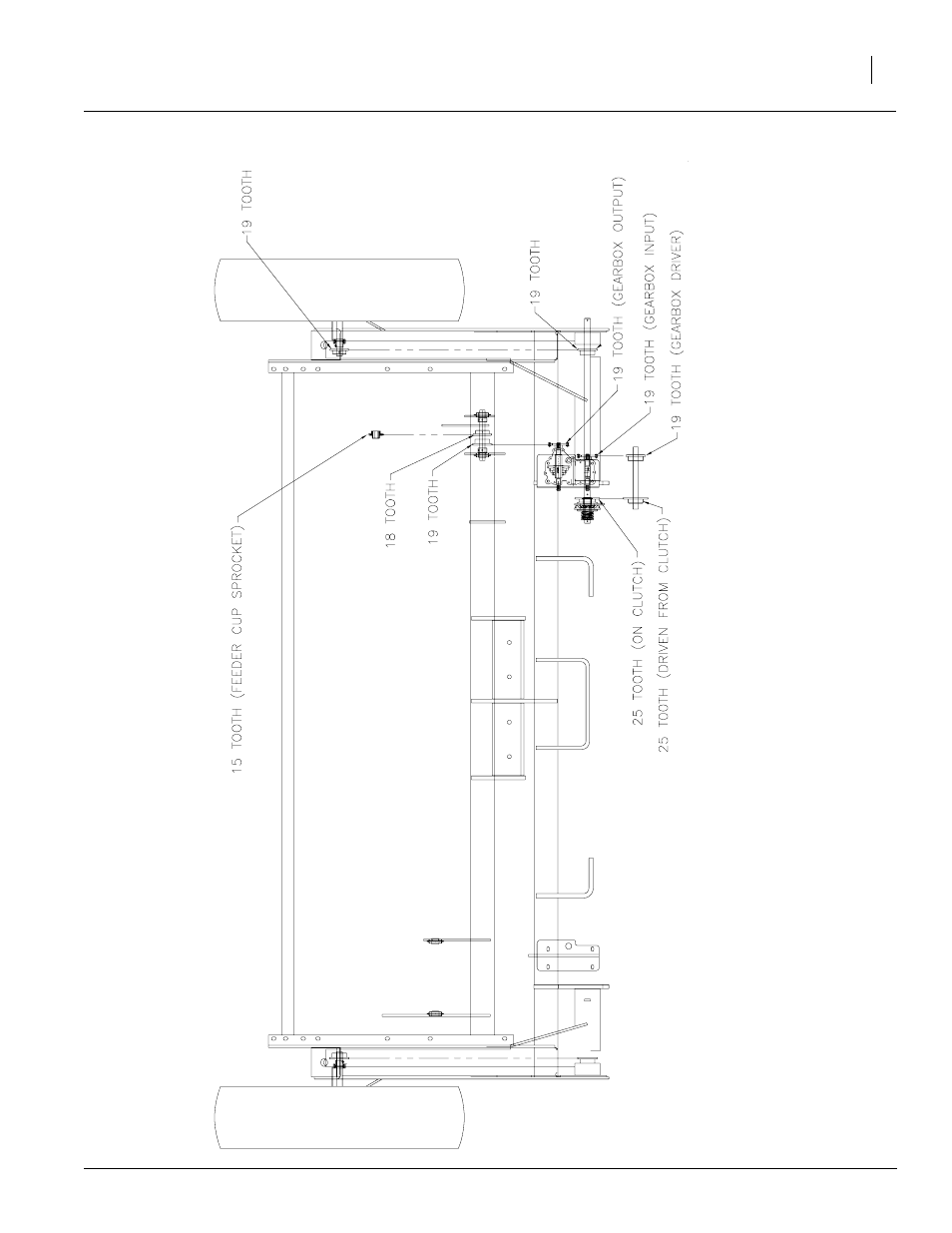 Seed box sprocket configuration | Great Plains 1006 Assembly Instructions User Manual | Page 17 / 40