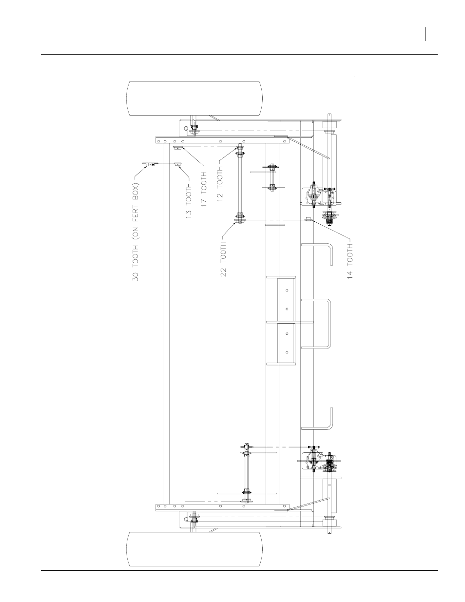 Fertilizer sprocket configuration | Great Plains 1006 Assembly Instructions User Manual | Page 21 / 40