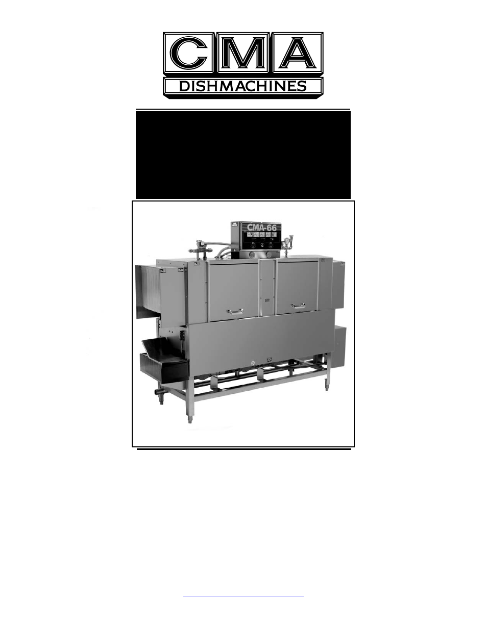 Black Box CMA DISHMACHINE User Manual | 20 pages