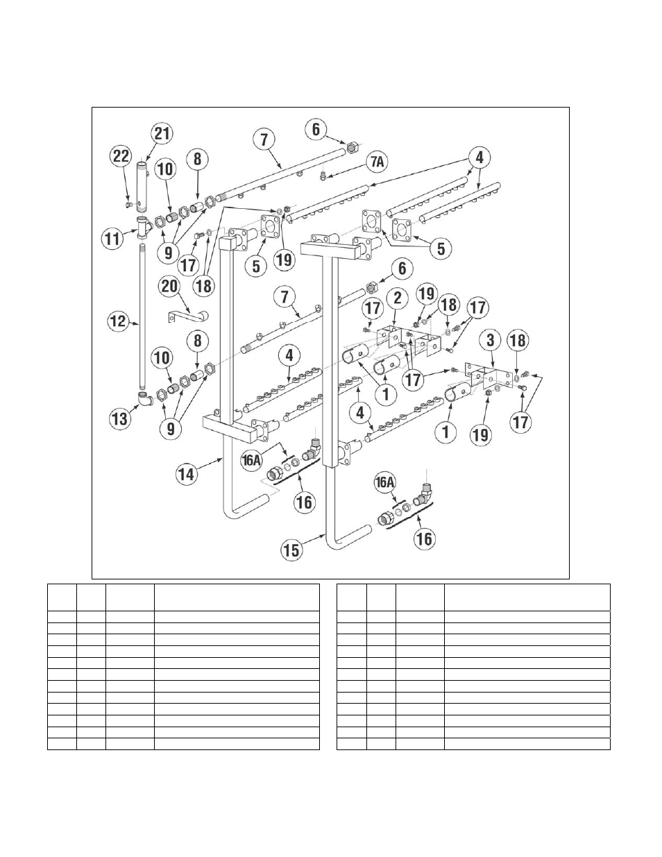 Wash system assembly | Black Box CMA DISHMACHINE User Manual | Page 11 / 20