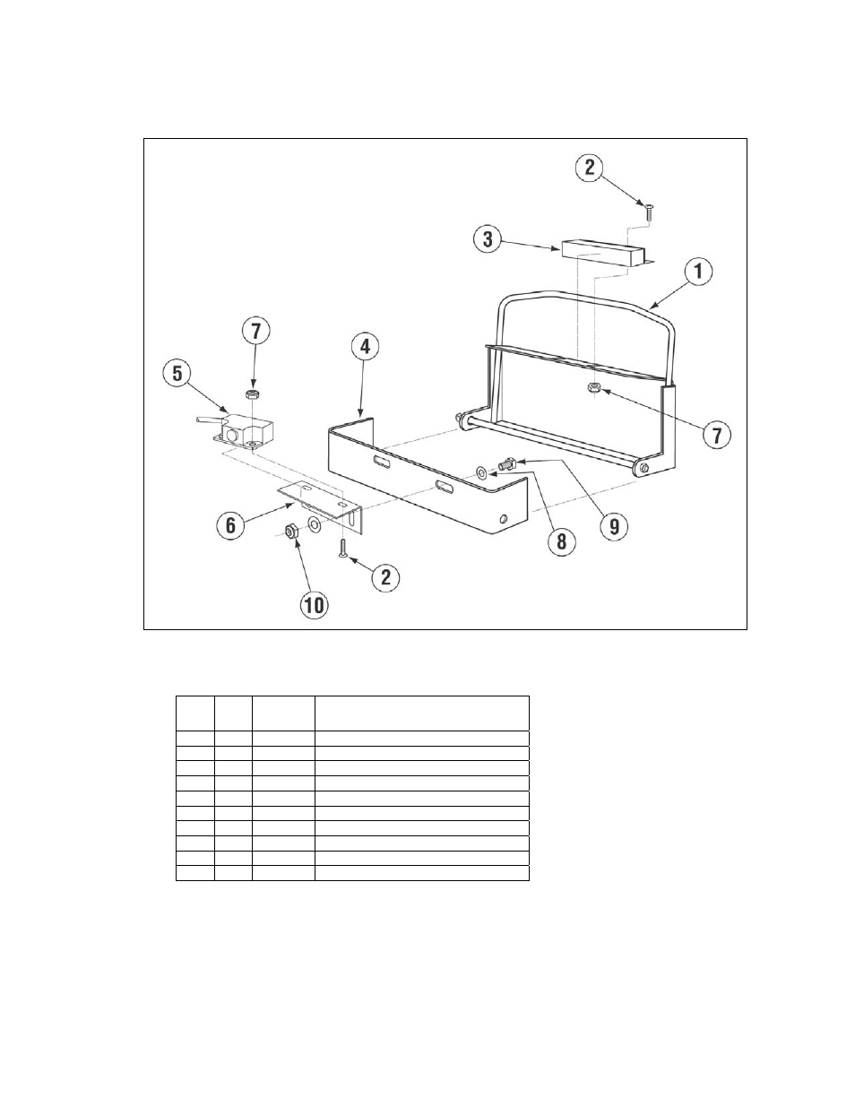 Trip switch assembly – new style | Black Box CMA DISHMACHINE User Manual | Page 14 / 20