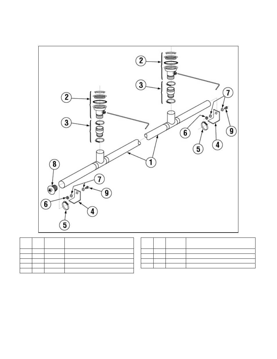 Drain system assembly | Black Box CMA DISHMACHINE User Manual | Page 9 / 20