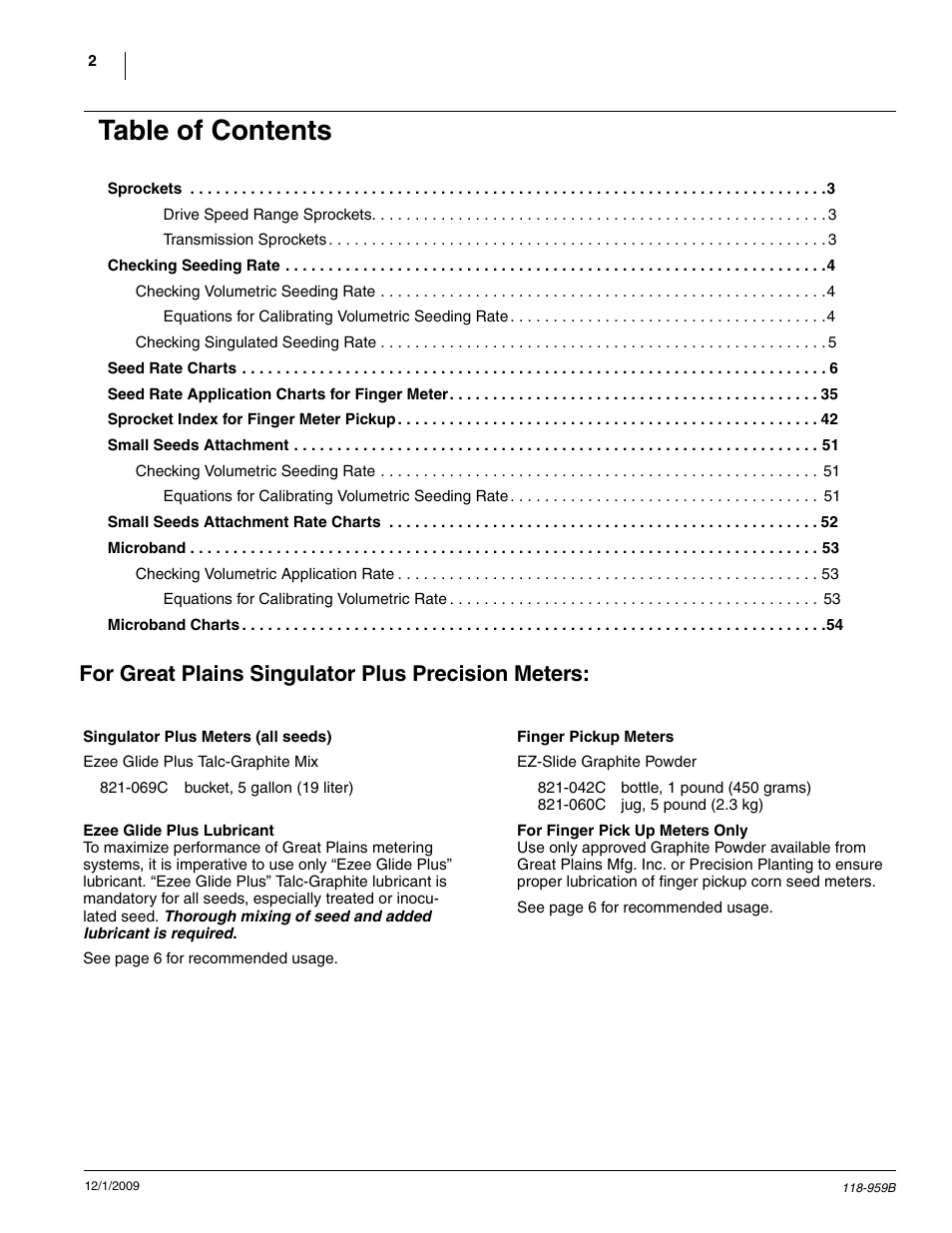 Great Plains 1520P Material Rate User Manual | Page 2 / 62