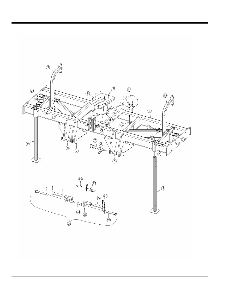 Section 2: frames, Center frame assembly, Selected models | Great Plains SS0300 Parts Manual User Manual | Page 6 / 42