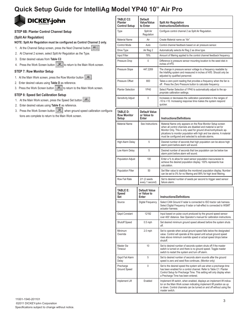 Great Plains YP4025A-4810 48-Row 10-Inch Quick Start User Manual | Page 3 / 5