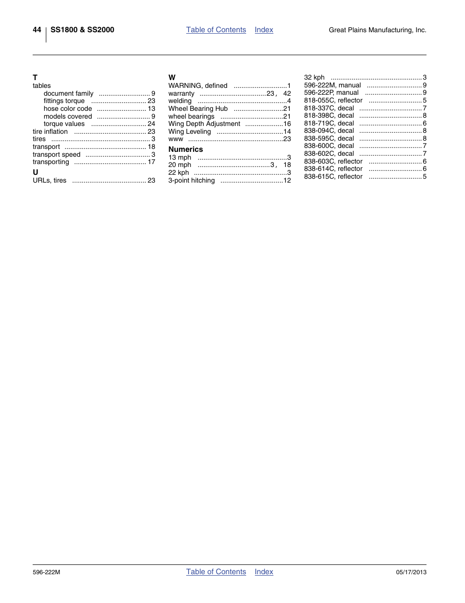 Great Plains SS2000 Operator Manual User Manual | Page 48 / 50