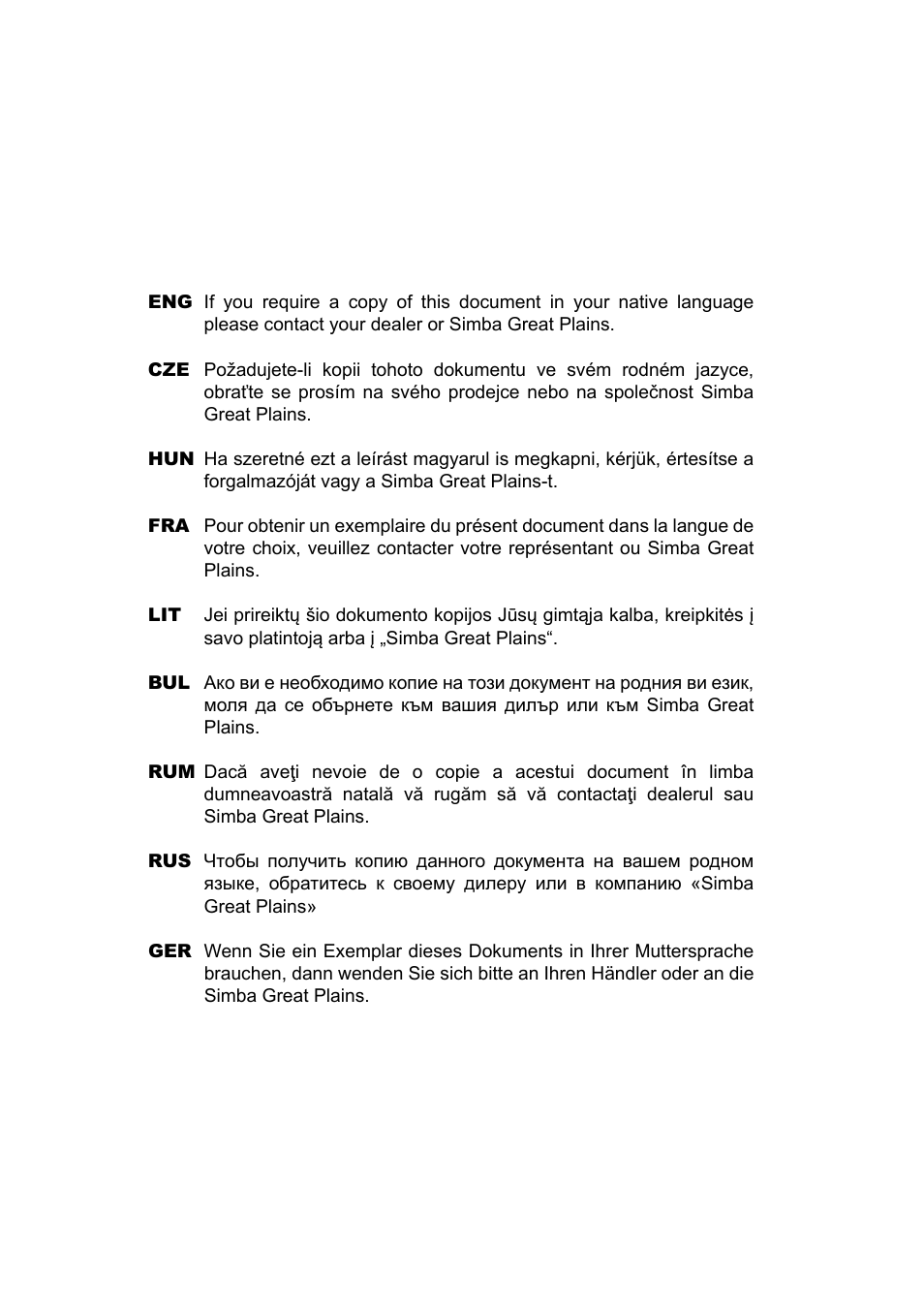 Great Plains P17921E Operator Manual User Manual | Page 2 / 210