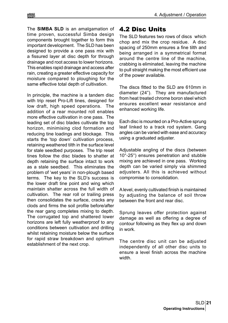 2 disc units | Great Plains P18432A Operator Manual User Manual | Page 21 / 130