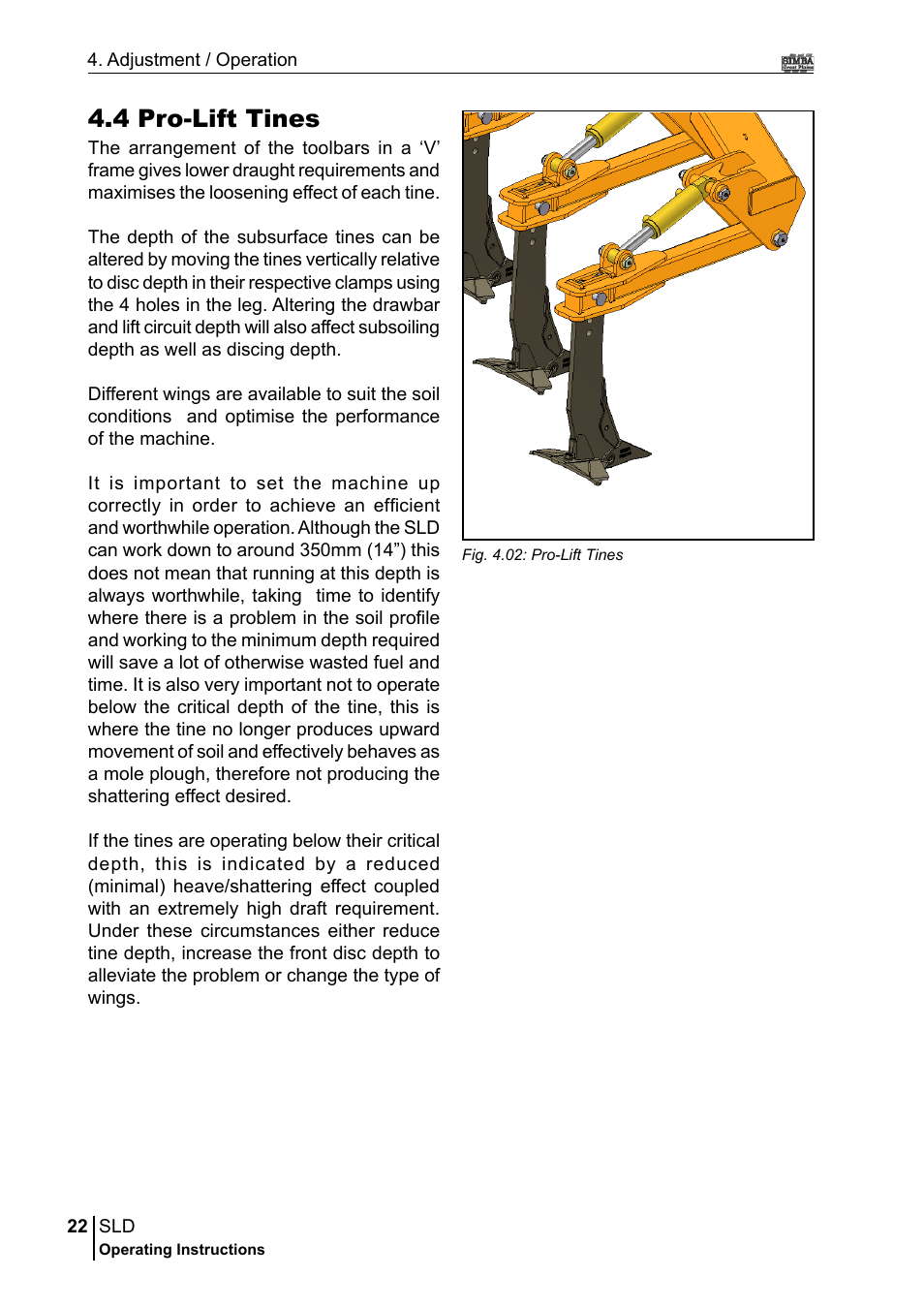 4 pro-lift tines | Great Plains P18432A Operator Manual User Manual | Page 22 / 130