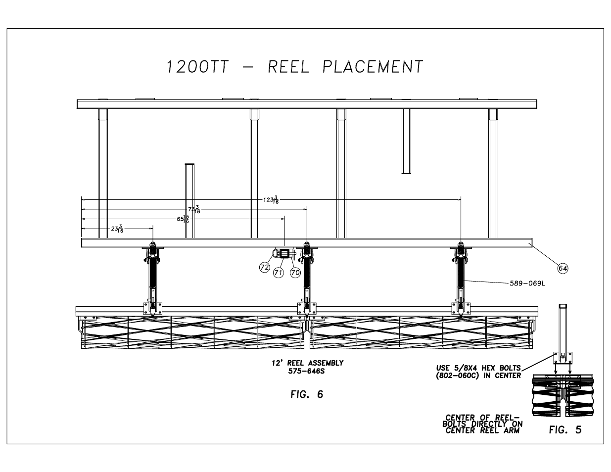Great Plains 1200TT Rolling Harrow & Reel Assembly Instructions User Manual | Page 3 / 7