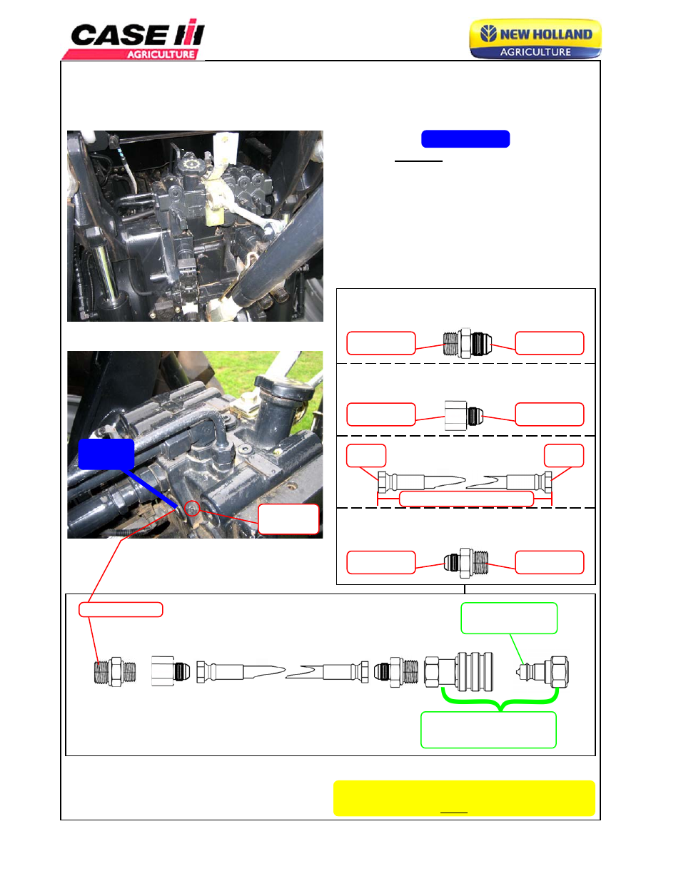 Great Plains Case Drain & Motor Return Tractor Connection Guide User Manual | Page 24 / 38