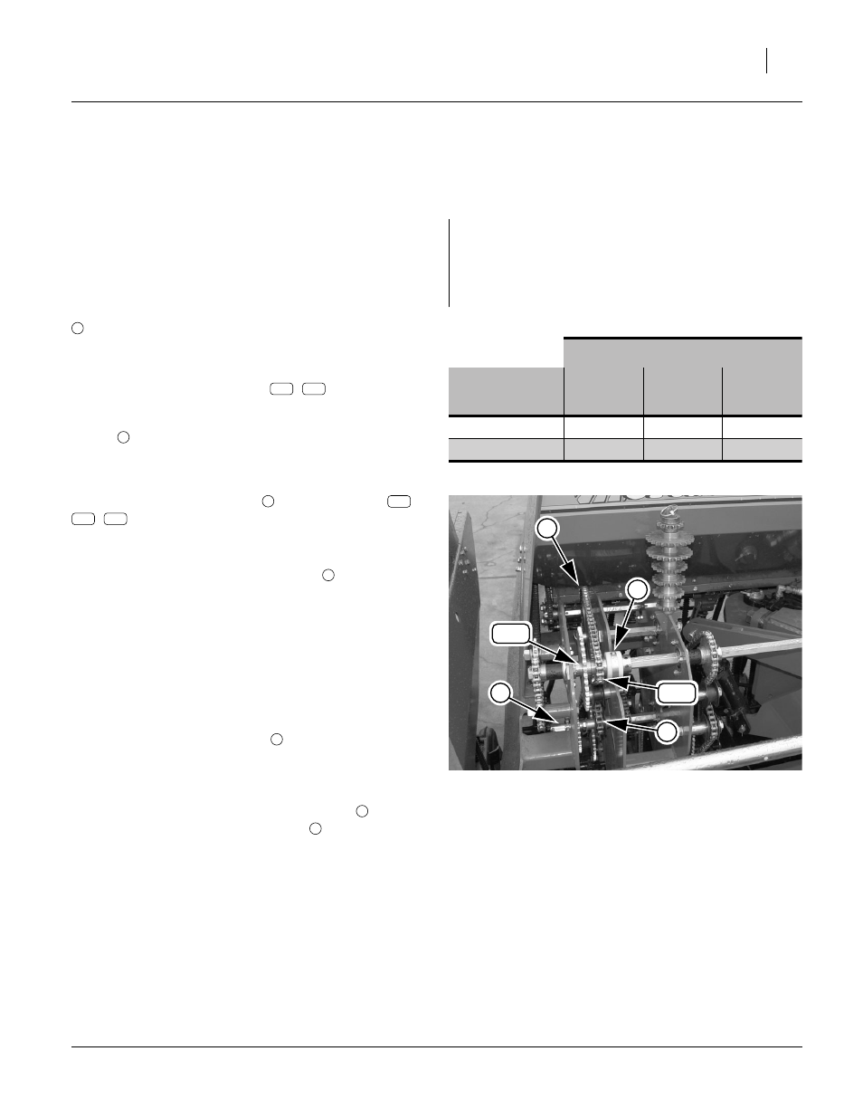 Setting fertilizer drive range, Range: front sprocket, Range: rear sprocket | Changing range sprockets, Range: front sprocket range: rear sprocket | Great Plains 3S-4010HDF Material Rate User Manual | Page 17 / 36