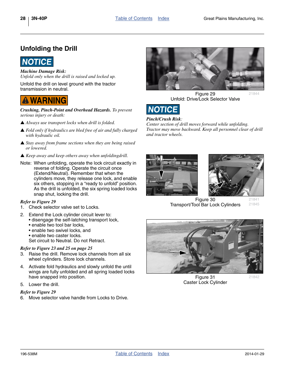 Unfolding the drill | Great Plains 3N-4025P Operator Manual User Manual | Page 32 / 194