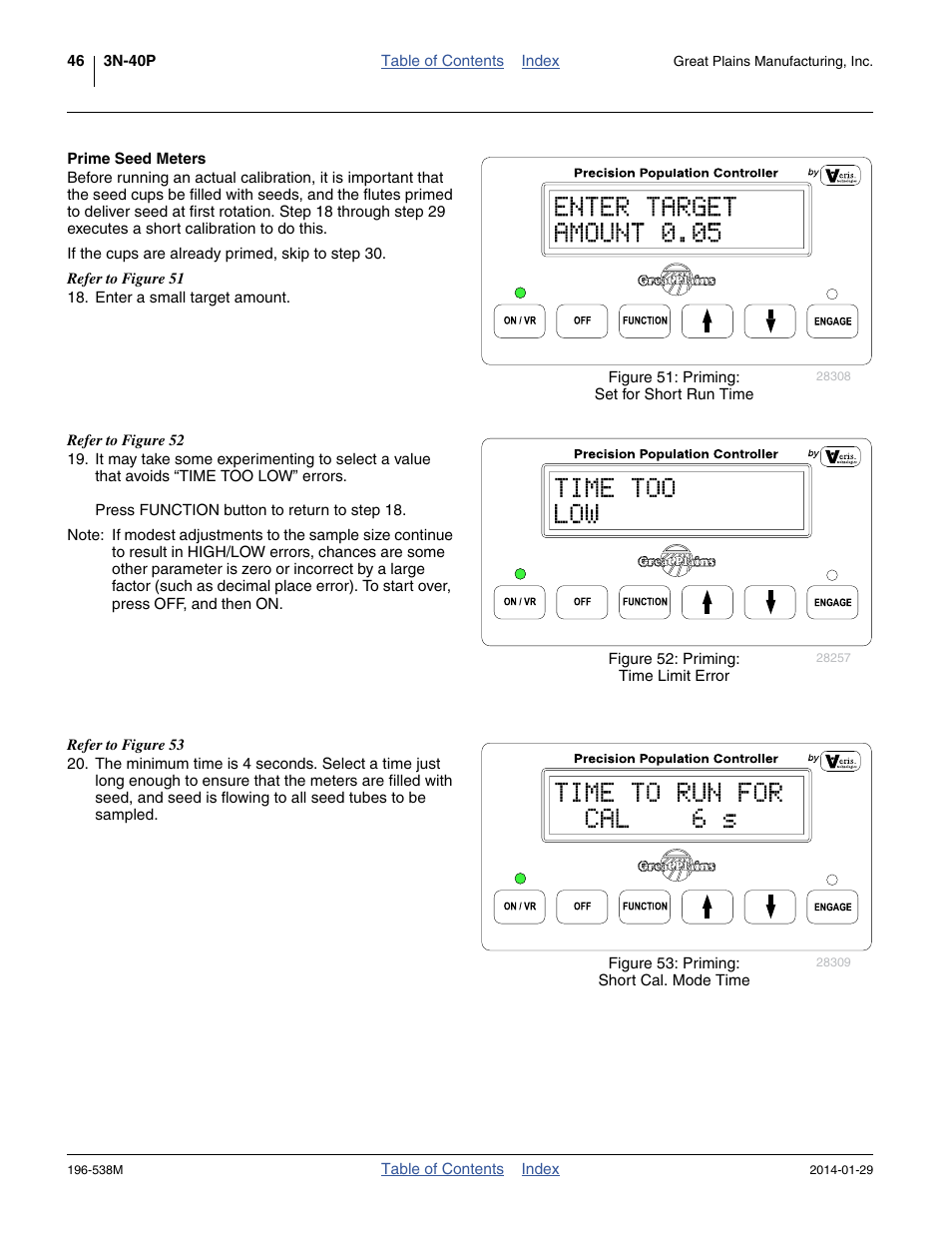 Prime seed meters | Great Plains 3N-4025P Operator Manual User Manual | Page 50 / 194