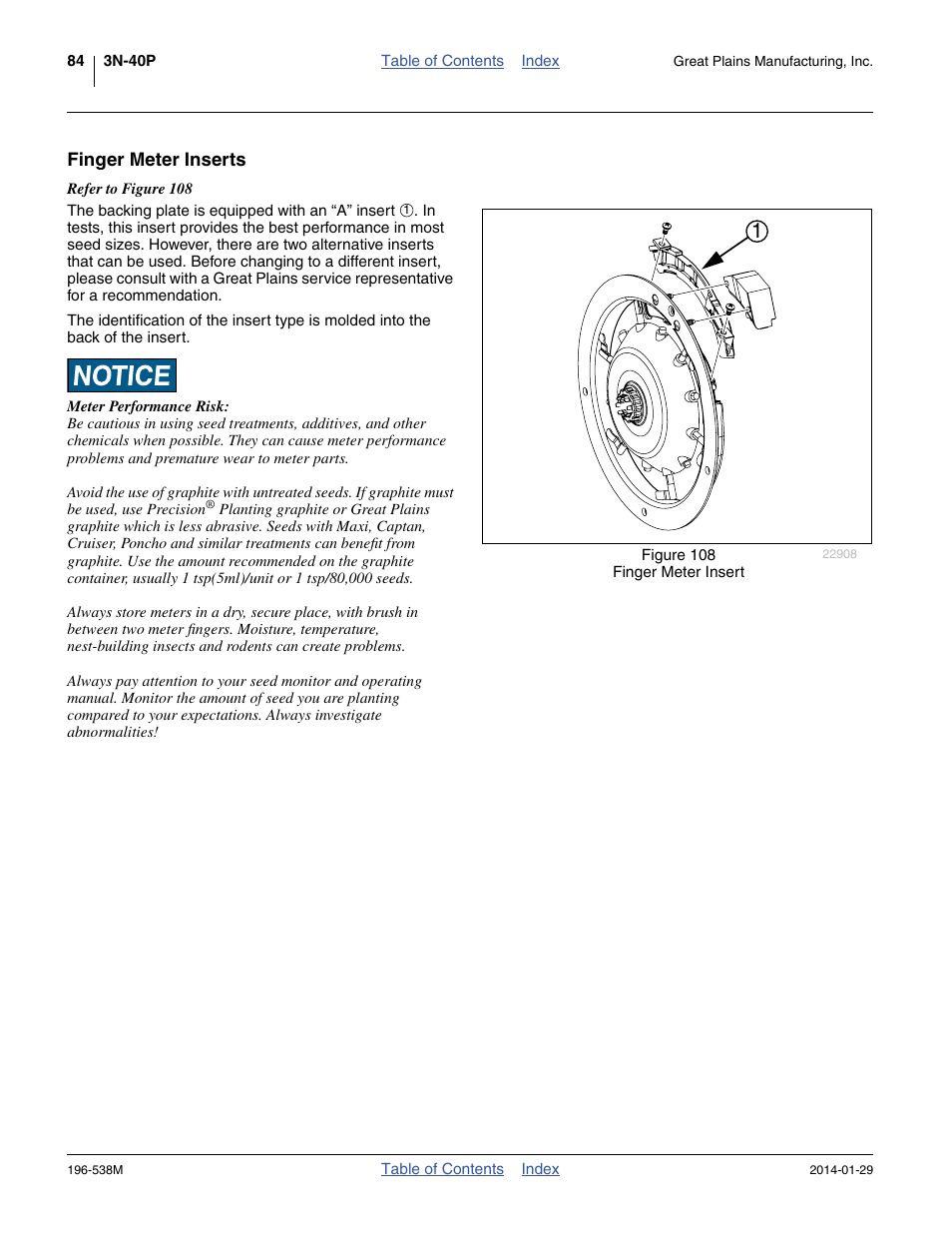 Finger meter inserts | Great Plains 3N-4025P Operator Manual User Manual | Page 88 / 194