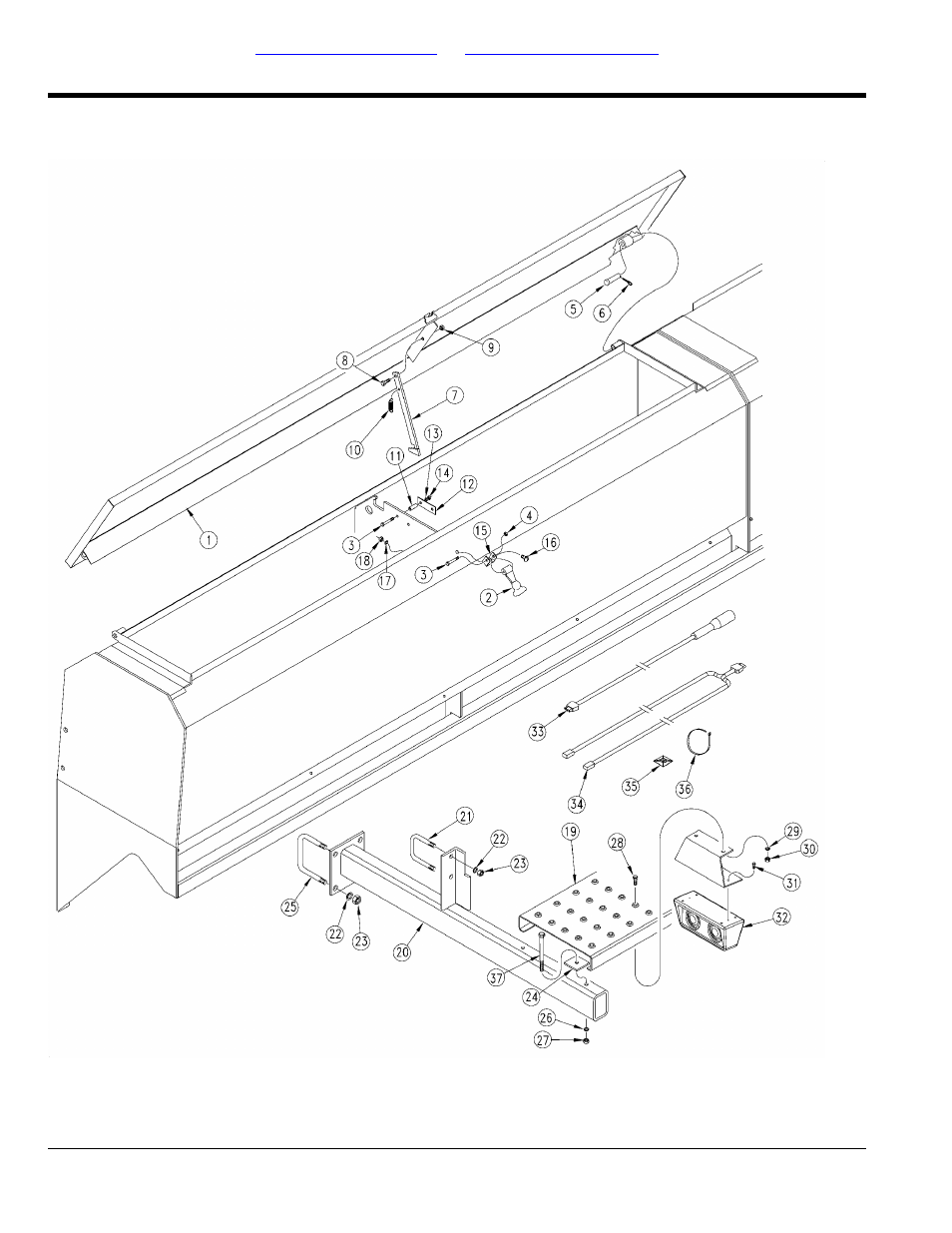 Lid & step, Table of contents part number index lid & step | Great Plains 2SNG30 Parts Manual User Manual | Page 20 / 102