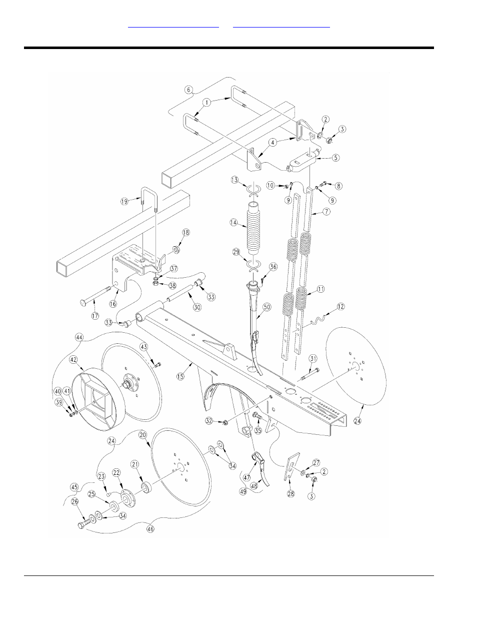 Openers, 00 straight arm opener | Great Plains 2SNG30 Parts Manual User Manual | Page 62 / 102