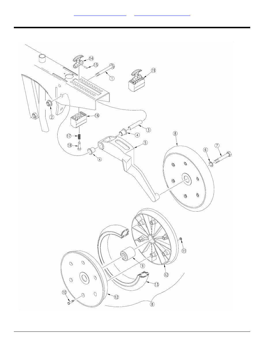 Press wheels, 2" x 13" smooth crown press wheel | Great Plains 2SNG30 Parts Manual User Manual | Page 68 / 102