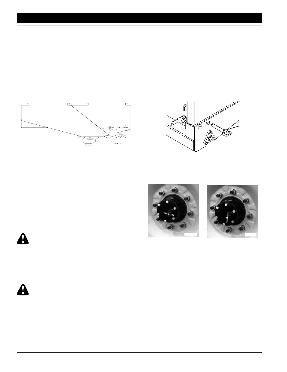 Warning, Hydraulic lift system, Transporting | Great Plains 1005NT Operator Manual User Manual | Page 12 / 39
