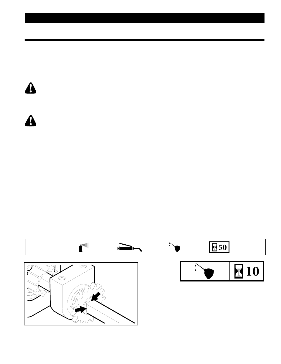 Section 5 maintenance and lubrication, Maintenance, Fertilizer unit | Storage lubrication, Seed-cup-drive sprocket, Warning, Storage, Lubrication | Great Plains 1005NT Operator Manual User Manual | Page 31 / 39