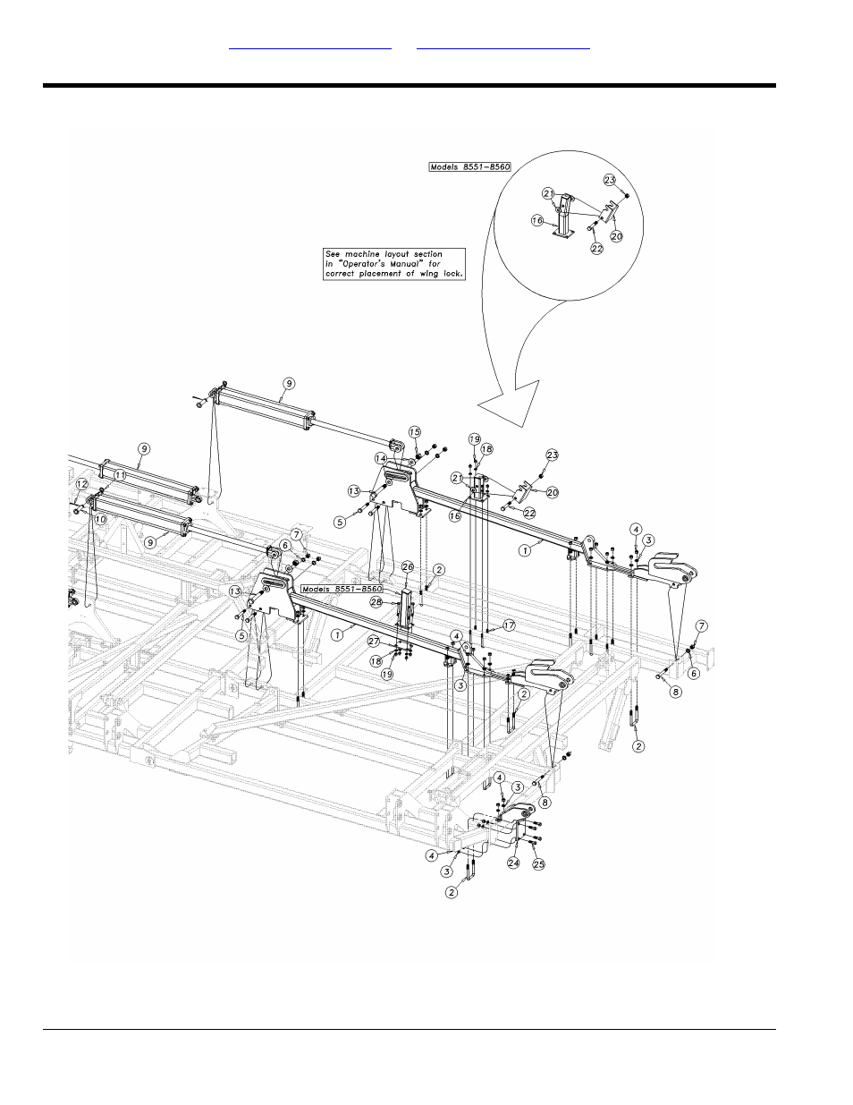 Section fold wing assembly | Great Plains 8560 FCF Parts Manual User Manual | Page 20 / 118