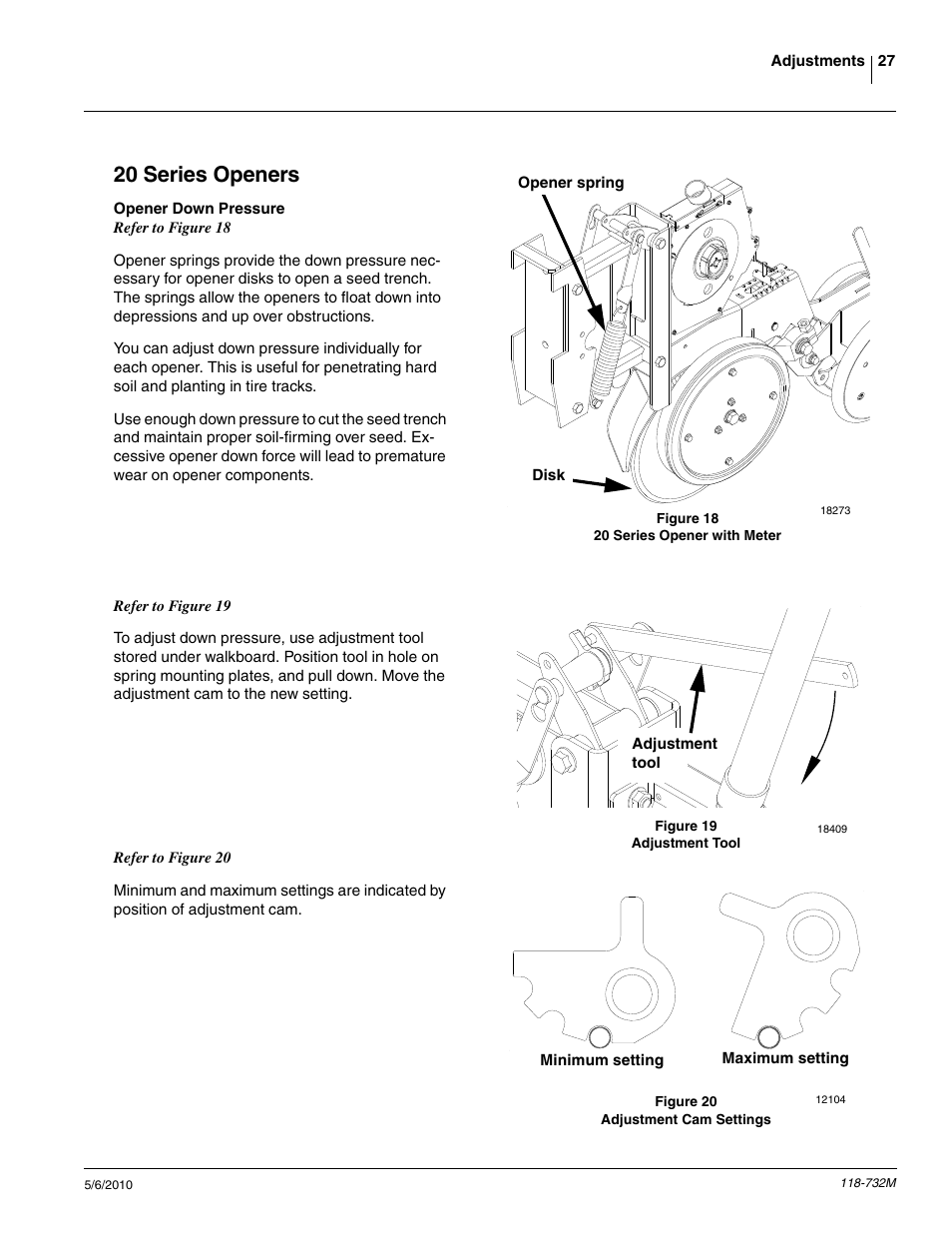 20 series openers | Great Plains 1520P Operator Manual User Manual | Page 29 / 134