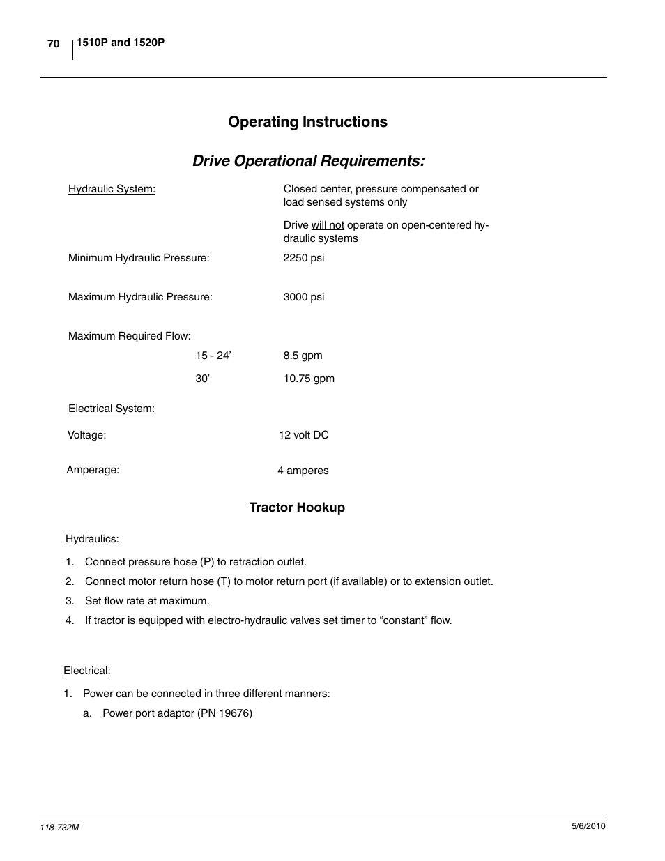 Great Plains 1520P Operator Manual User Manual | Page 72 / 134