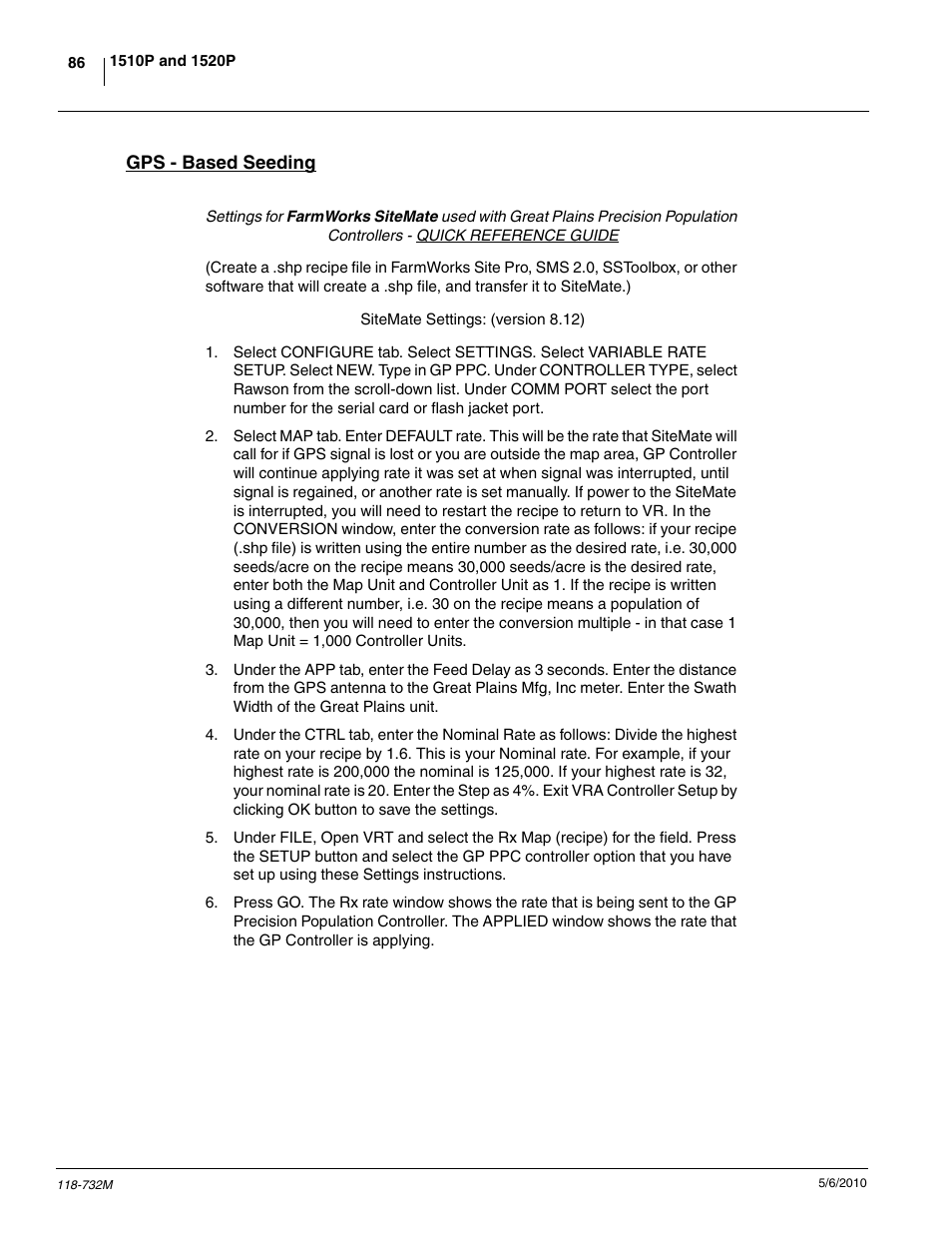 Great Plains 1520P Operator Manual User Manual | Page 88 / 134