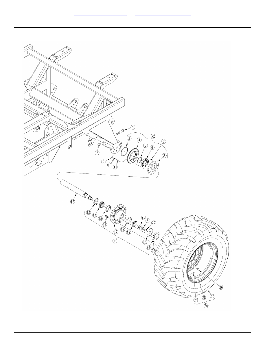 Hub and wheel, Table of contents part number index hub and wheel | Great Plains ADC2350BE Parts Manual User Manual | Page 22 / 112