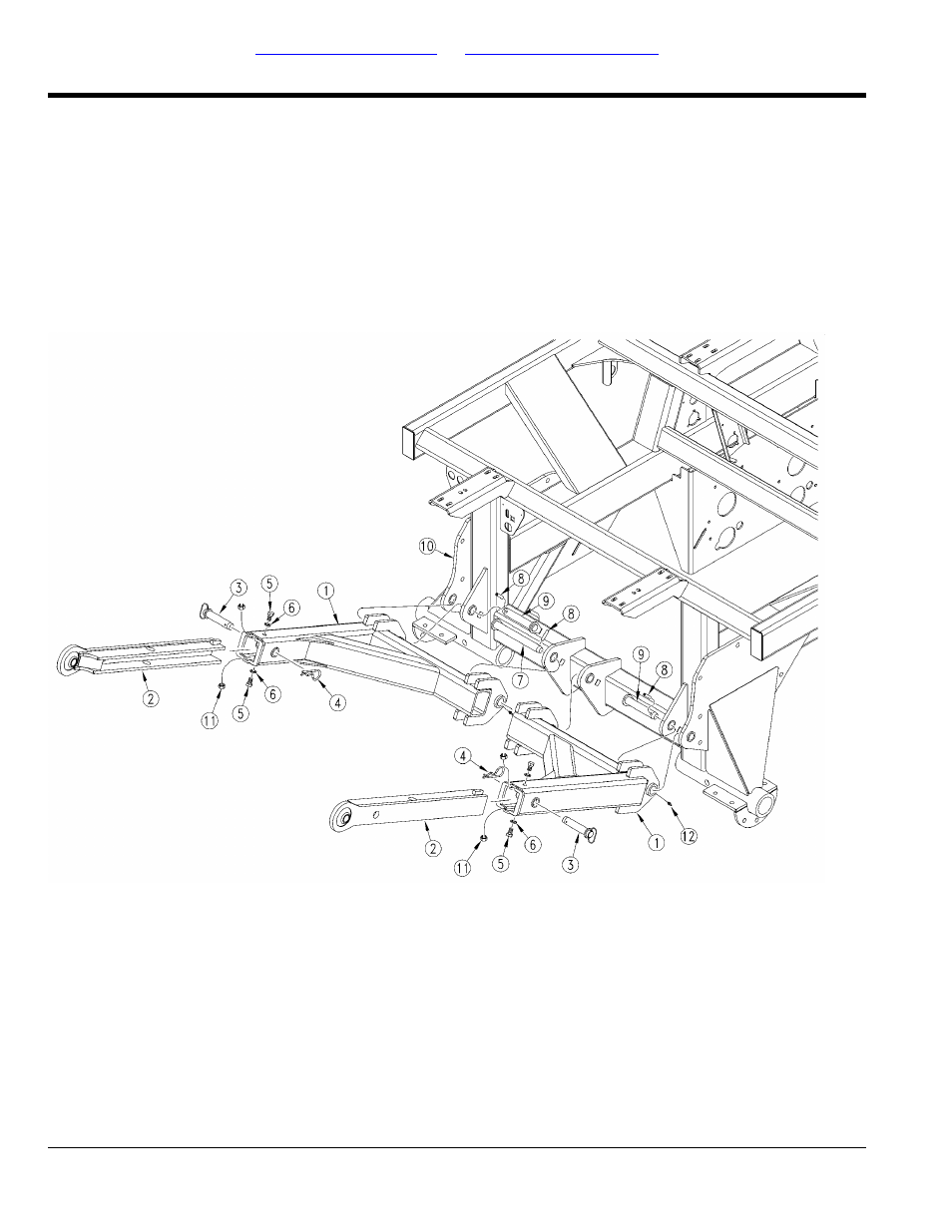 Rear hitch, Table of contents part number index rear hitch | Great Plains ADC2350BE Parts Manual User Manual | Page 24 / 112