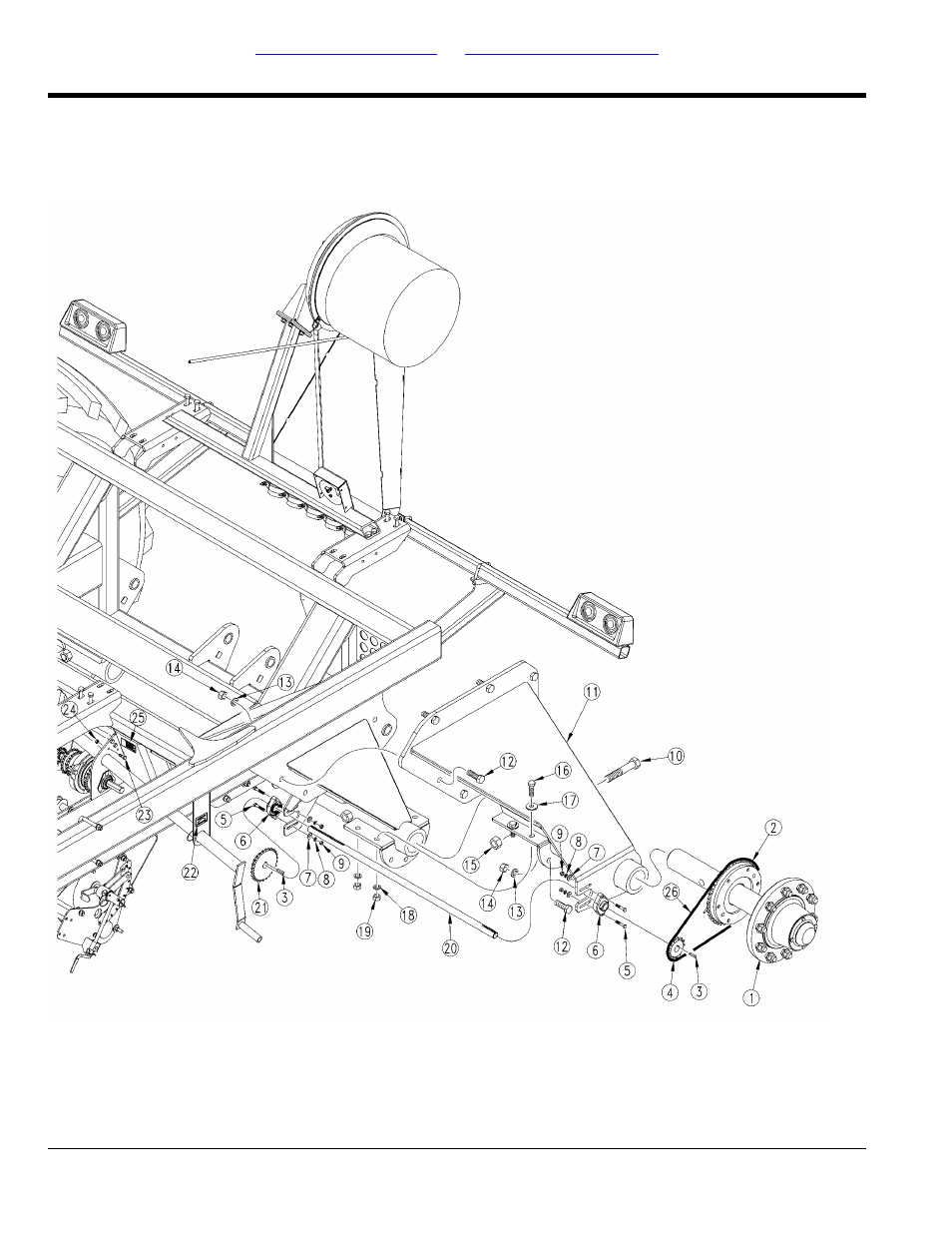 Drive, Wheel drive pull behind air cart | Great Plains ADC2350BE Parts Manual User Manual | Page 44 / 112