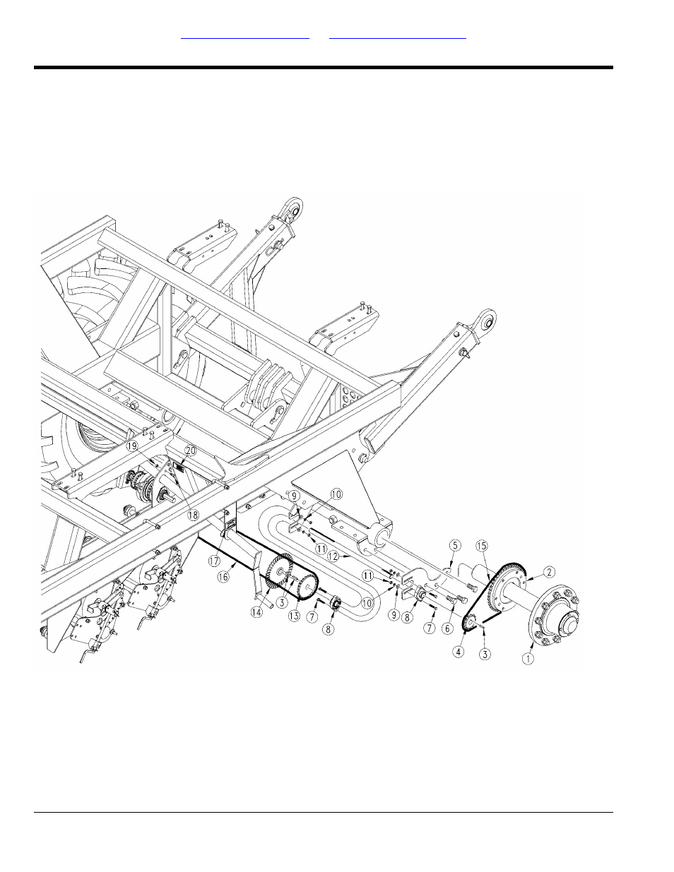 Wheel drive pull between air cart | Great Plains ADC2350BE Parts Manual User Manual | Page 46 / 112