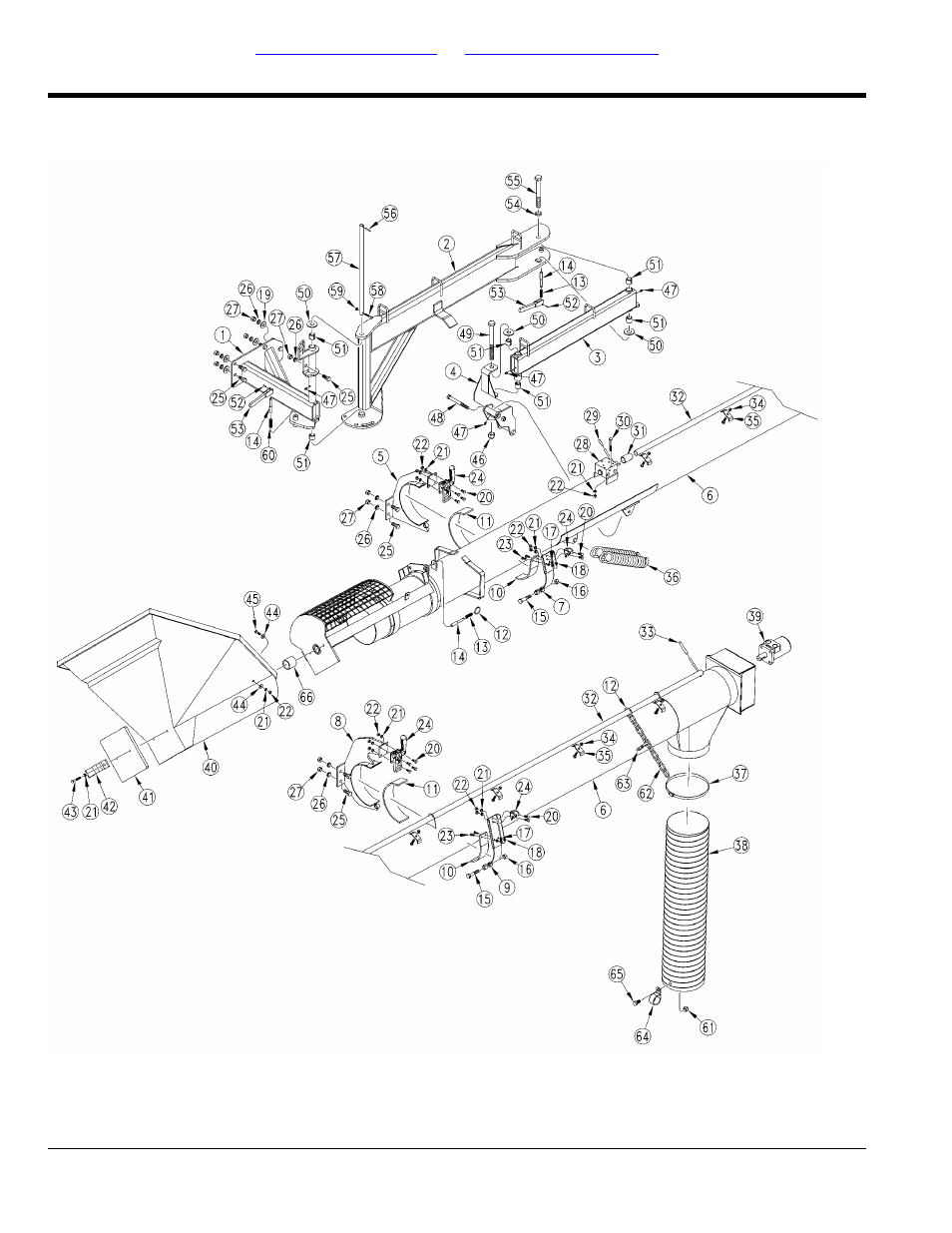 Auger, Auger assembly (s/n a1159t-) | Great Plains ADC2350BE Parts Manual User Manual | Page 58 / 112