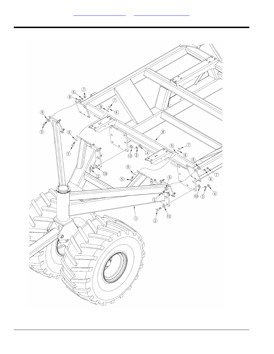 Frame and bins, Tongue to frame pull behind air cart, Selected models | Great Plains ADC2350BE Parts Manual User Manual | Page 6 / 112