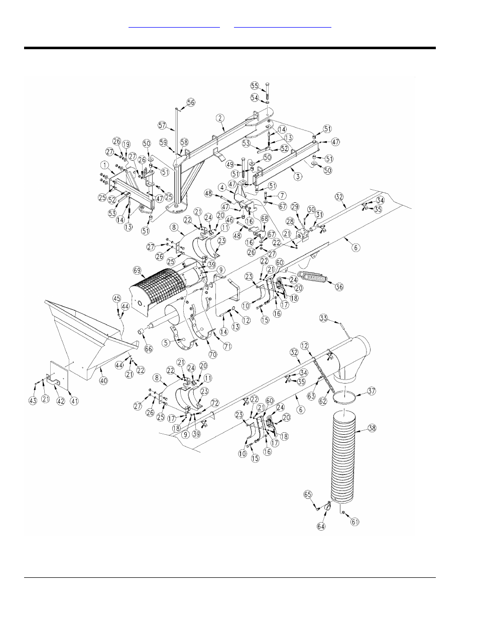 Auger assembly pull behind (s/n a1173t+) | Great Plains ADC2350BE Parts Manual User Manual | Page 70 / 112