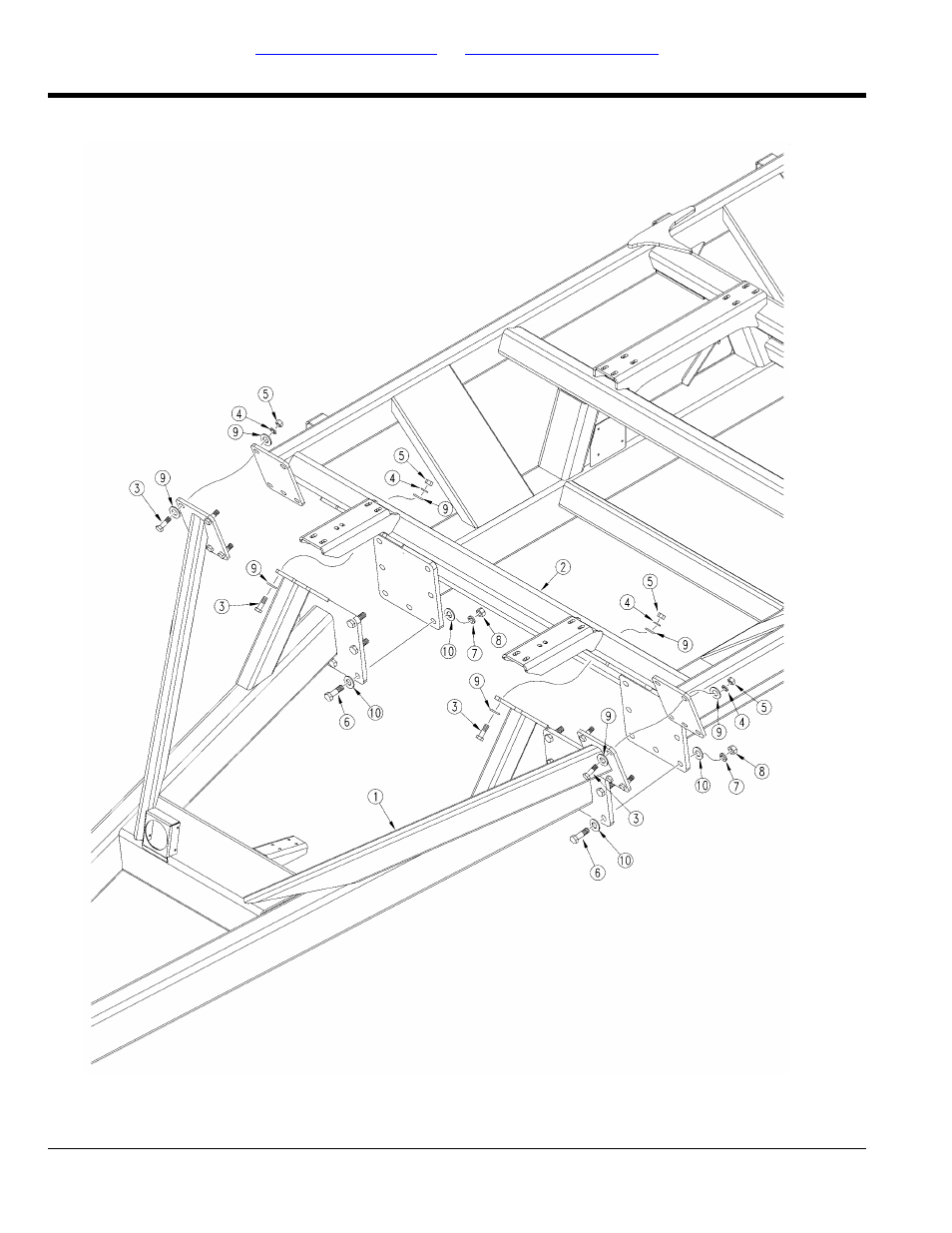 Tongue to frame pull between air cart | Great Plains ADC2350BE Parts Manual User Manual | Page 8 / 112