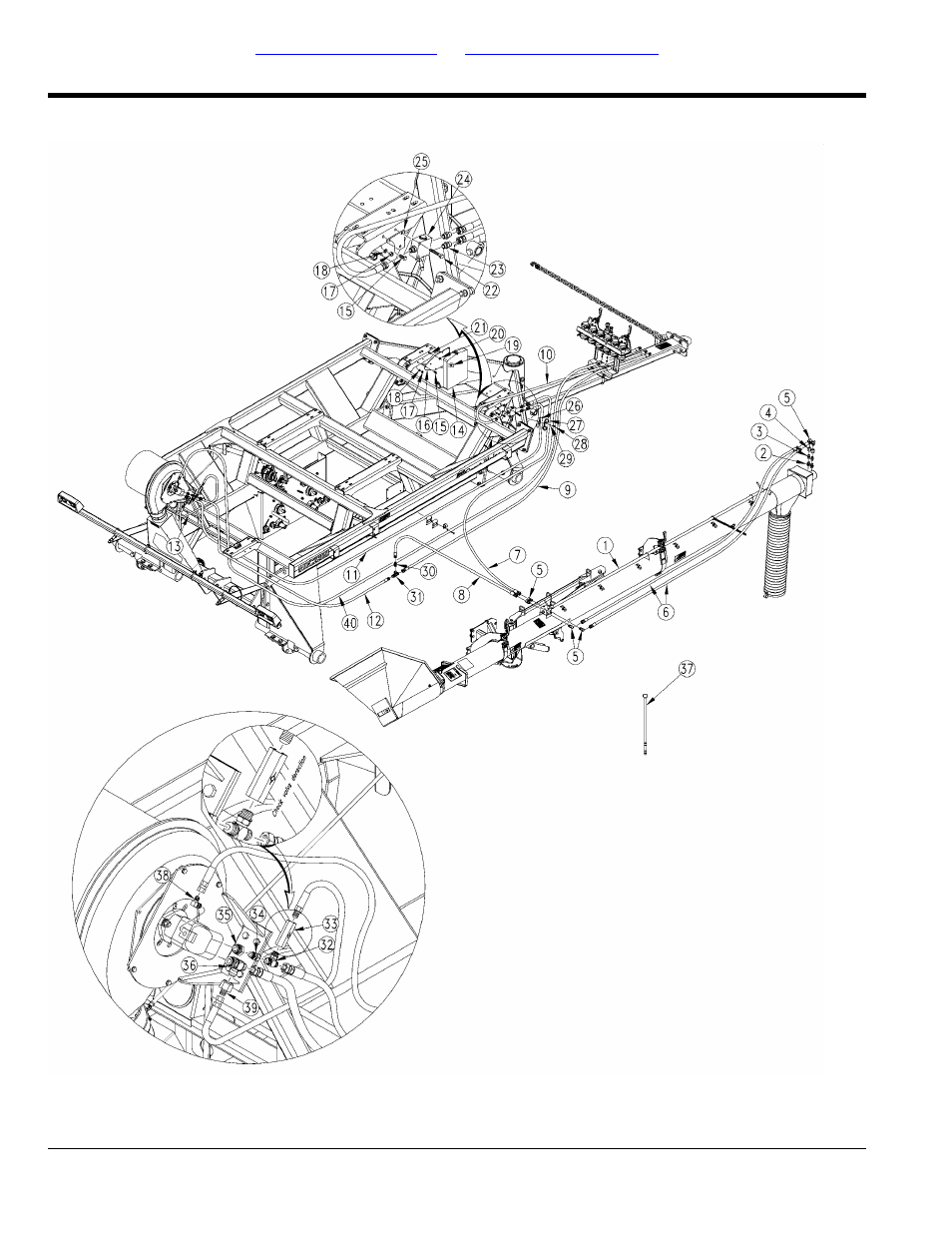 Hydraulic system pull behind cart (s/n a1158t+) | Great Plains ADC2350BE Parts Manual User Manual | Page 88 / 112