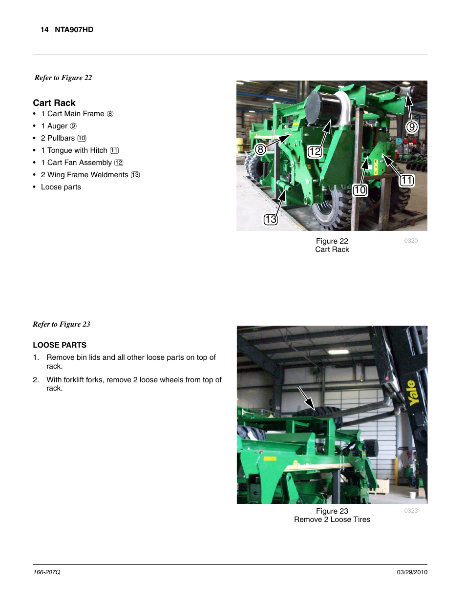 Cart rack | Great Plains NTA3007HD Predelivery Manual User Manual | Page 18 / 70