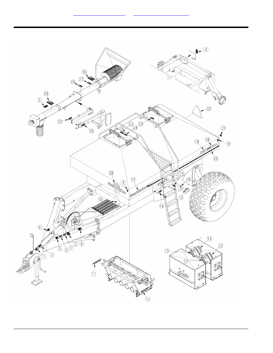 Decals, Decal placement | Great Plains ADC2250 Operator Manual User Manual | Page 62 / 78