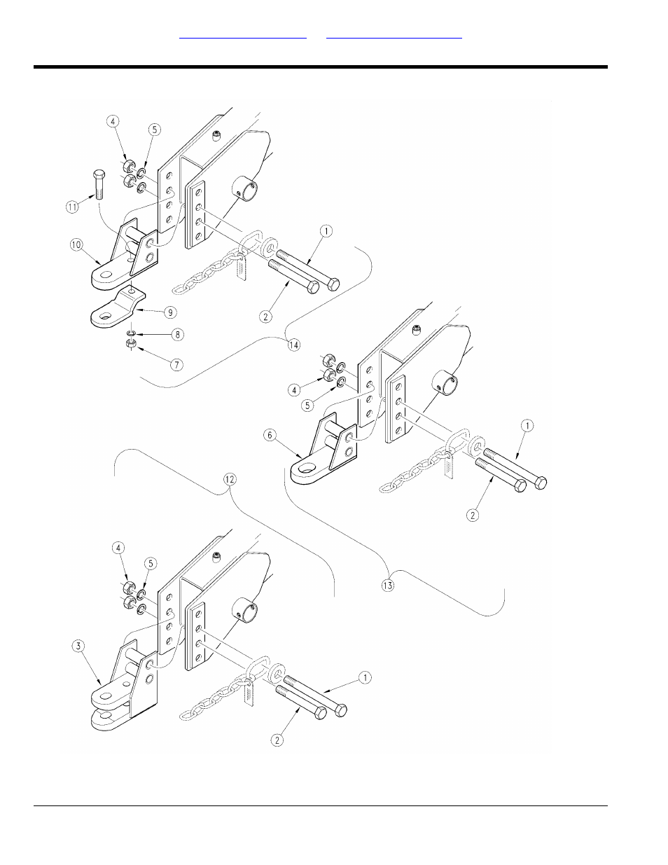 Hitches, Table of contents part number index hitches | Great Plains ADC2250 Operator Manual User Manual | Page 8 / 78