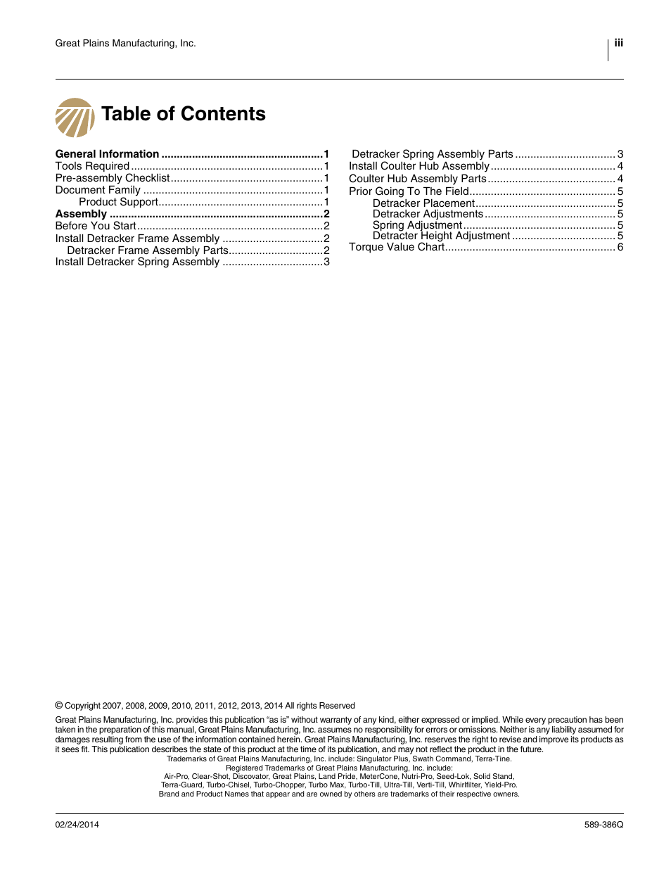 Great Plains Detracker Assembly Instructions User Manual | Page 3 / 12