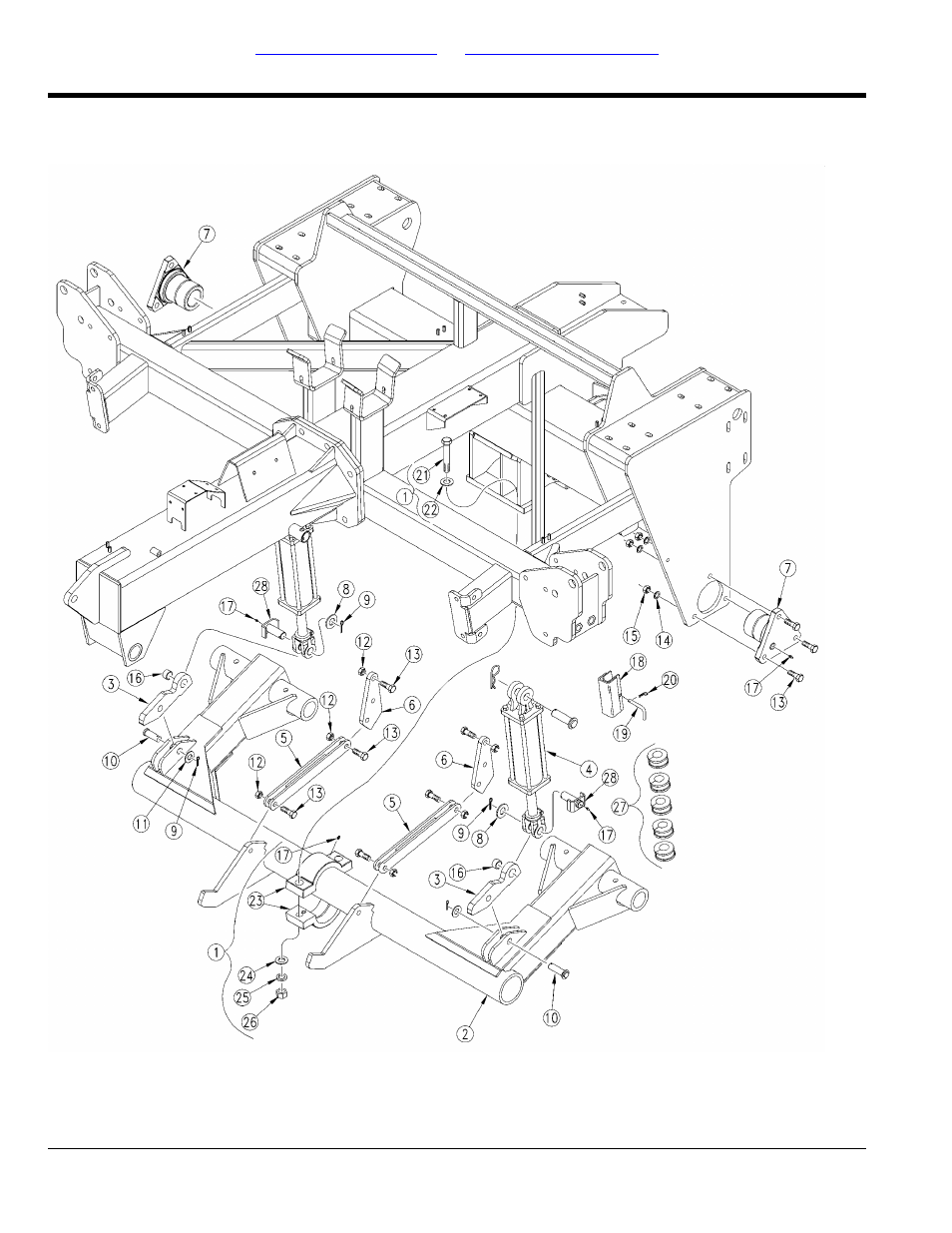 Rockshaft to frame | Great Plains NTA2000D Parts Manual User Manual | Page 8 / 120