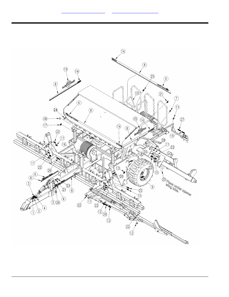 Decals, Table of contents part number index decals | Great Plains NTA2000D Parts Manual User Manual | Page 84 / 120