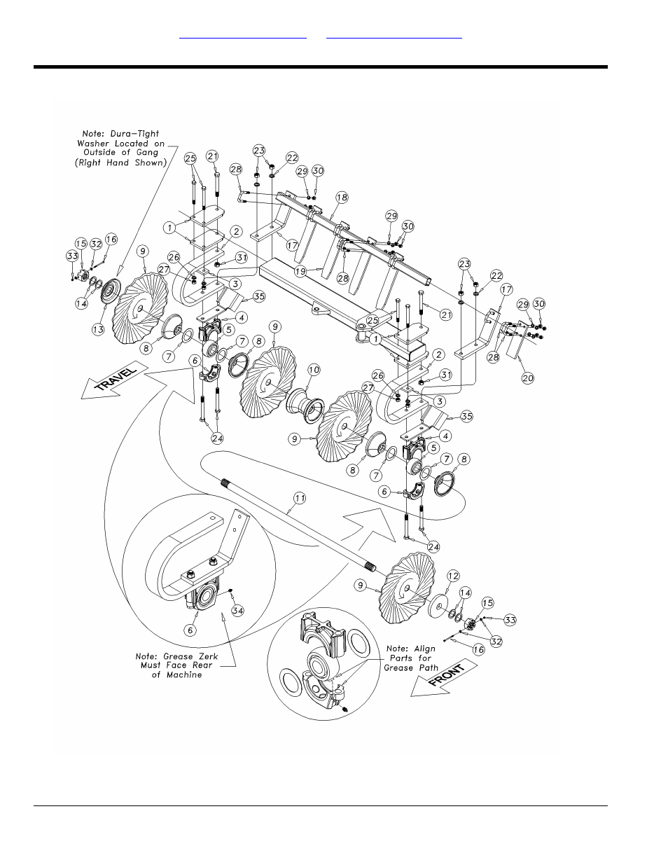 Section 5: gangs, Turbo gang assembly (s/n c1020h-) | Great Plains 4000TM Parts Manual User Manual | Page 126 / 158