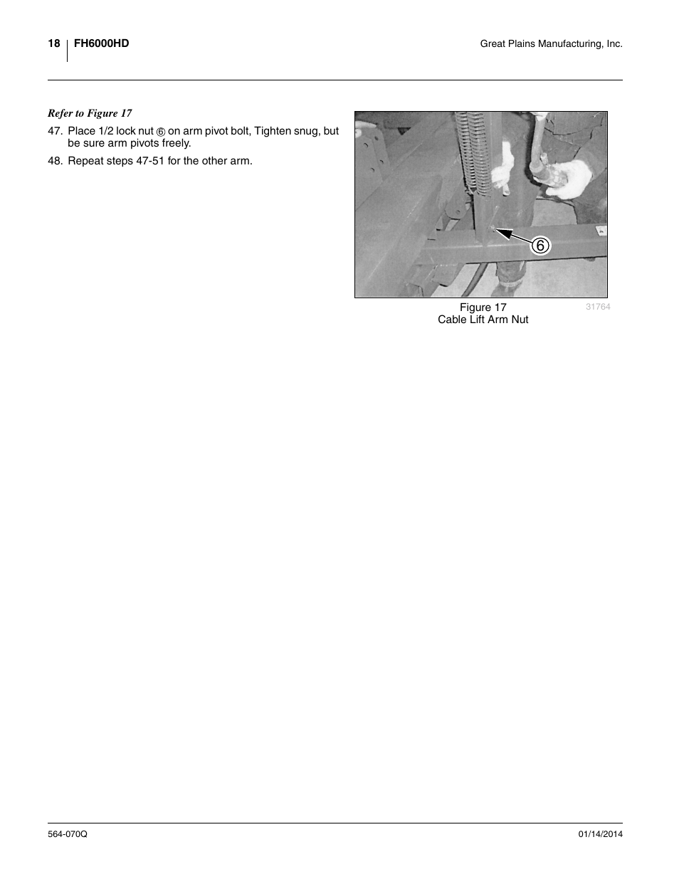 Great Plains FH6800HD Predelivery Manual User Manual | Page 22 / 40