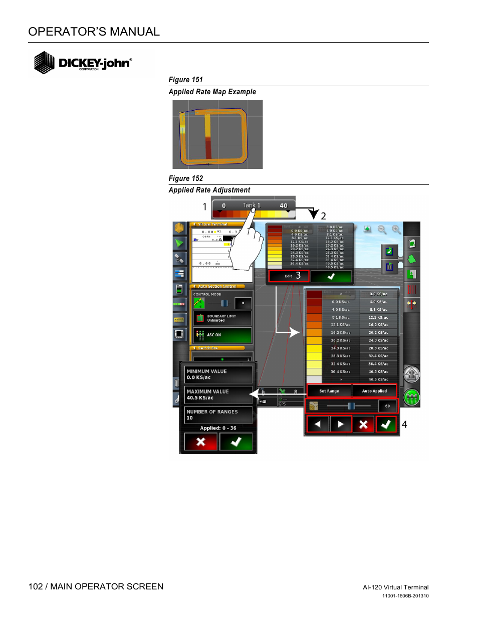 Operator’s manual | Great Plains DICKEY-john AI-120 12-inch Virtual Terminal User Manual | Page 110 / 193