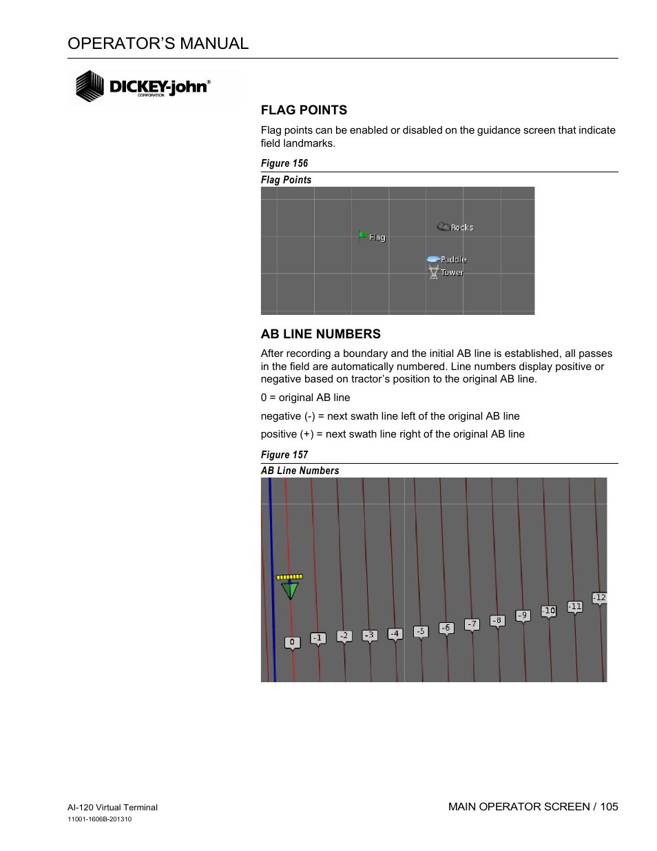 Operator’s manual | Great Plains DICKEY-john AI-120 12-inch Virtual Terminal User Manual | Page 113 / 193
